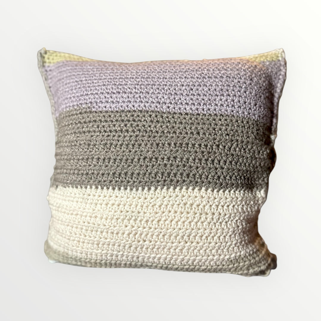 Handmade Crochet Throw Pillow